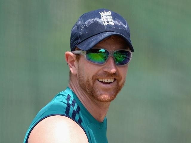 Keeping the mood right - Paul Collingwood at work with England